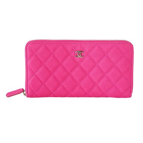 hot pink chanel wallet|chanel wallet cost.